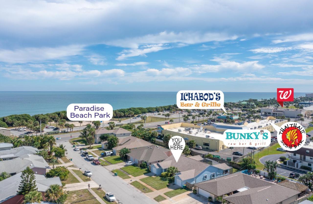 Oceanview Haven - 2Br Beach Townhome With Patio, Shared Heated Pool Steps From Paradise Beach Park! 멜버른 외부 사진